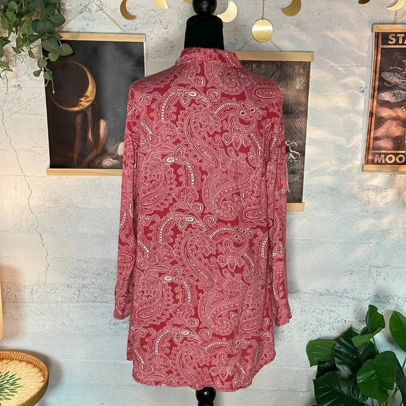 Bit & Bridle long Sleeve Tunic Shirt Dress Size Medium - Picture 4 of 8